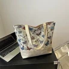 Bolsa Feminina De Ombro Palha Sintética Bolsa De Praia