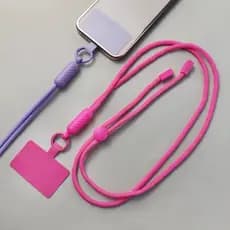 Cordão De Segurança Bolsa Alça Celular Pescoço De Uso Fácil Estilo Moda Porta-Chaves Sling Case