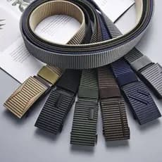 Cinto Masculino Catraca Metálica Correia Nylon