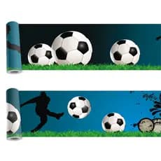 Adesivo Faixa Infantil Border Futebol Jogo Bola Estádio Time kit com 3 unidades M15