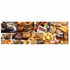 Adesivo Papel Parede Pão Pães Padaria Confeitaria Panificadora Painel T04