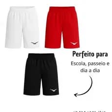 Kit 3 Bermudas Shorts Infantil Chimpa Direto da Fabrica Infantil e Juvenil