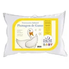 Travesseiro Daune Baby - 100% Plumagem de Ganso - 30x40cm