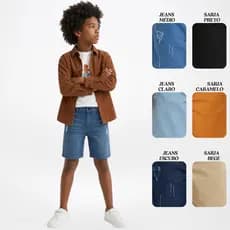 Short bermuda Jeans  infantil masculino juvenil 10 ao 16 premium