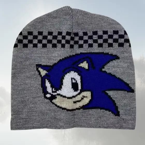 Touca Infantil Sonic Moda Inverno Frio Stitch