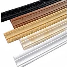 KIT2 Tiras De Borda De Parede De Espuma 3D-Rodapé De Impermeável Autoadesivo Para Decoração De Casa 2.3 M