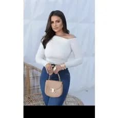 blusa ombro a ombro manga longa moda feminina casual elegante