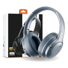 Fone Bluetooth Basike Headphone Sem Fio Over Ear Cancelamento Ruído ANC Auxiliar P2 Bateria Longa
