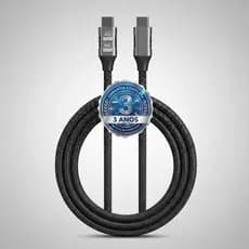 Cabo Thunderbolt 4 USB-C para USB-C 240W USB4 40Gbps Monitor 8K 4K Mac Windows Notebook Gamer 1 Metro
