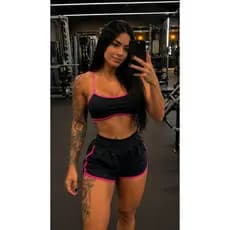 CONJUNTO FITNESS FEMININO LOOK DE TREINO ROUPA DE MALHAR ACADEMIA ROUPA PARA CORRIDA PILATES TOP ESPORTIVO