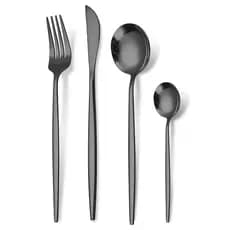 jogo de talheres faqueiro Cozinha utensílio Kit 4 Peças em Inox