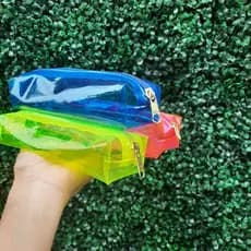 10 Estojos Neon Estojo Resistente kit Pronta Entrega Estojo Escolar