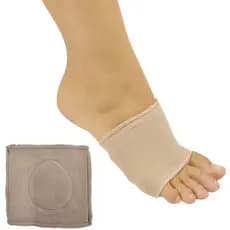 Cinta Metatarsal Elástica para Pé com Piloto Gel Ortho Pauher p/ Proteção Dor Calos Fascite Plantar