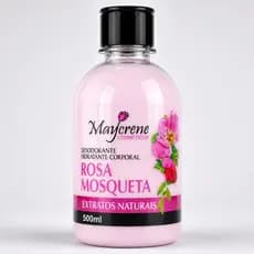 Hidratante Corporal Rosa Mosqueta 500ml Hidratação Intensa Maciez Perfume suave Maycrene