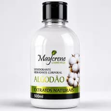 Hidratante corporal Algodão 500ml Hidratação Intensa Maciez Perfume suave Maycrene