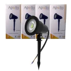 kit 4/8/12 un Luminária Espeto Jardim 7w  Luzes gramado  cor de luz  à prova d'água ip65 bivolt R