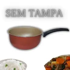 Panelas  Caçarolas Antiaderentes N 18 Nova Peq. Defeitos 1 Unidades sem tampa Novas