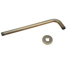 Tubo De Cabeça De Chuveiro Redondo De Latão Antigo-12.6 " (320 Mm) Cobertura De Parede Longa-Braço (Tamanho Da Rosca : G
