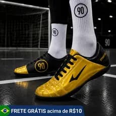 Chuteira Futsal Masculina Leve Confortável Antiderrapante Alta Durabilidade MARRA 90