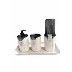 kit lavado 3 peças com bandeja para banheiro,lavabo,área externa design beleza e sofisticação