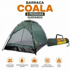 Barraca Koala 2 Pessoas Guepardo Camping Trilha Praia Leve Compacta Impermeável 600mm com Tela Mosquiteiro
