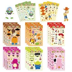 8Sheets Cartoon Disney Toys Story Stickers De Grafite Para Capacete De Bicicleta Decalques De Lápis LanLanStickersWorld