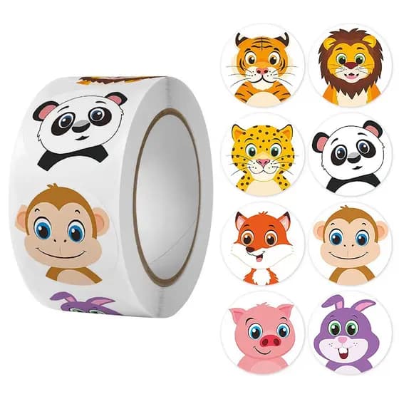 500PCS Autocolantes De Recompensa Para Animais De Bebê Crianças Capacete De Bicicleta Decalques De Lápis LanLanStickersWorld