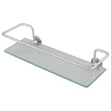 Porta Shampoo Prateleira Grade Com Vidro Para Banheiro 30cm