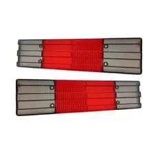 Par Lentes para Lanterna Traseira Mercedes MB 1113 710 709 1620 Fumê