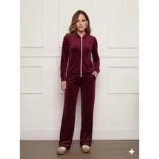 X209 Conjunto Veludo Feminino - Plush