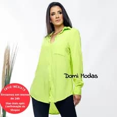 Domi Modas Camisa Feminina Viscose 103