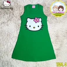 Vestido Disney infantil Hello Kitty - Tam 4 - feminino, infantil, presente, criança, princesas disney, roupa infantil
