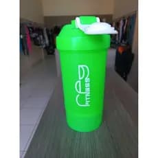 Coqueteleira com compartimento para suplemento Whey e Comprimidos