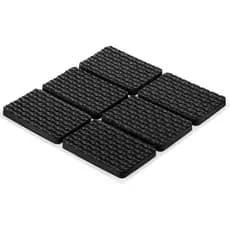 Protetor de Móveis Borracha 12 Pçs 40mm Retangular