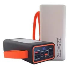 Carregador Portátil Powerbank 30.000mAh 22.5W Modo de Luz Ecrã Led
