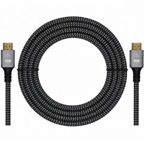 Cabo HDMI + HDMI 8K HDTV 3 Metros