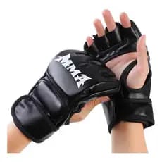 LUVA PROFISSIONAL MMA MEIO DEDO (PAR) MUAY THAI TREINO BATE SACO LUTAS DE CONTATO RESISTENTE PREMIUM