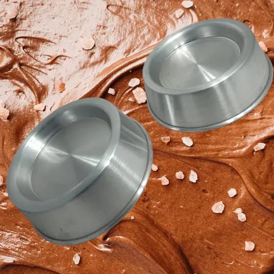 Forma de bolo Ballerine N 22 e 25  Forma Assadeira Bolo Redonda Piscina Vulcao  em Aluminio