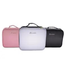 Necessaire Maleta de Make C/ Espelho Led com Luz Personalizável Camarim Maquiagem
