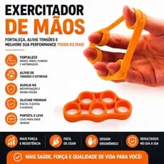Anel Exercício Fortalecedor Dedos Da Mão Fitness Fisioterapia Fortalecedor Exercitador de dedos