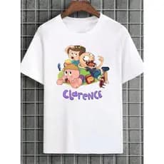 Camiseta Clarêncio o Otimista desenho cartoon unissex 100% Algodão blusa entrega rápida M