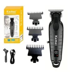 Maquina Profissional Kemei De Acabamento Original KM2293 Display - Bivolt ENVIO IMEDIATO