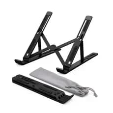 Base Suporte Para Notebook Alumínio Portátil Articulado Dobrável Tablet Laptop Mesa