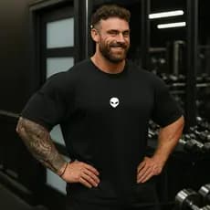 Camiseta Oversized Academia Treino Mansão Maromba 01 Musculação Bodybuilder