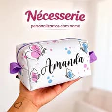 Nécessaire Feminina personalizada com nome | Presente Criativo | Presente feminino personalizado