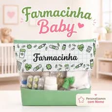 Nécessaire Personalizada com nome – Farmacinha Baby - Kit maternidade -