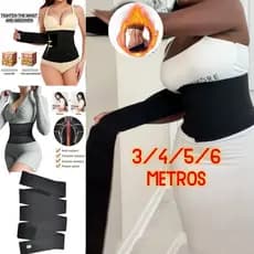 Cinta Modeladora Faixa - 3, 4, 5 e 6 Metros - Redutora - Postural - Pós Cirúrgico - Pós Operatório - Cinta