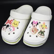 Shoe Decoration for Pins Coloridoly Desne DIY Com Botão Charmosa