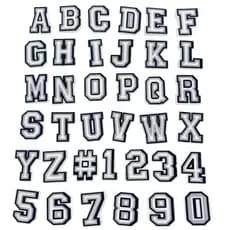 Shoe Charms for Colg Sandals DIY Pink Black Gray Color 26 Letter A-Z Number Mixing Shoe Aceessories