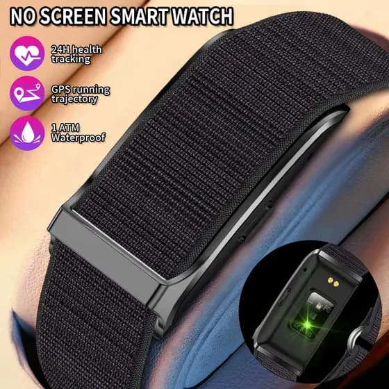LIGE Smartwatch Relógio Inteligente Sem Tela Masculino Feminino Frequência Cardíaca Pressão Arterial Multifuncional Saúd